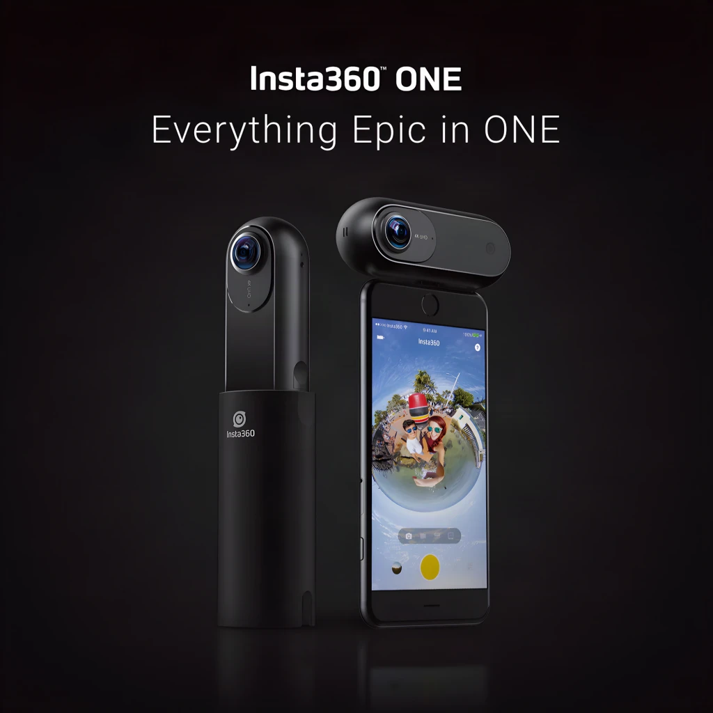 Cámara 360° Insta360 X6 con pantalla frontal, doble lente, palo de extensión, batería, base de carga y funda protectora; compacta y lista para 8K - Ítem6