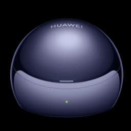 Estojo arredondado azul Huawei com LED frontal e tampa lisa, design compacto e premium para auriculares FreeClip 2 S Open-Ear Bluetooth, autonomia até 38h