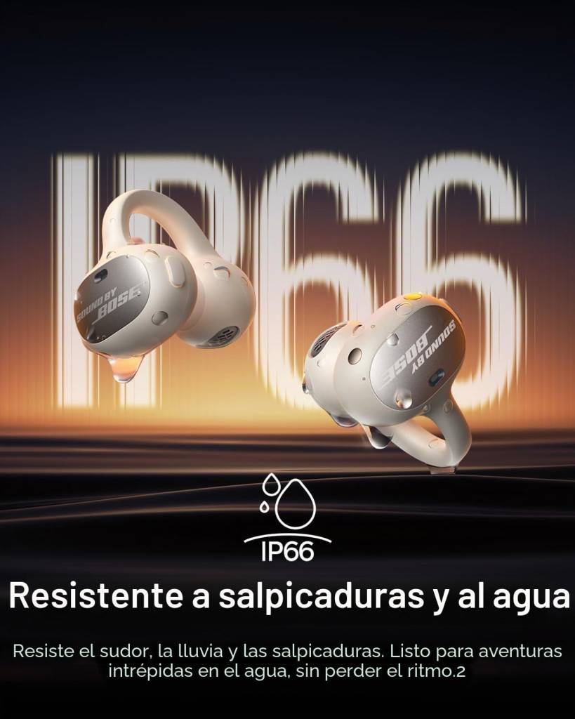Auriculares Baseus Inspire XC1 Blanco open-ear TWS con estuche ovalado bicolor, indicador LED frontal y ganchos de sujeción ergonómicos en cada auricular - Ítem11