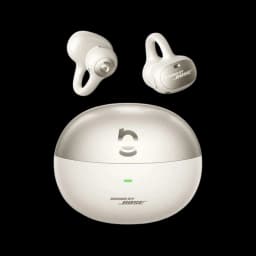 Auriculares Baseus Inspire XC1 Blanco open-ear TWS con estuche ovalado bicolor, indicador LED frontal y ganchos de sujeción ergonómicos en cada auricular