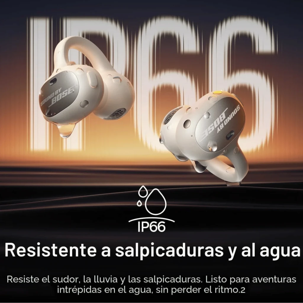 Auriculares Baseus Inspire XC1 Blanco open-ear TWS con estuche ovalado bicolor, indicador LED frontal y ganchos de sujeción ergonómicos en cada auricular - Ítem5