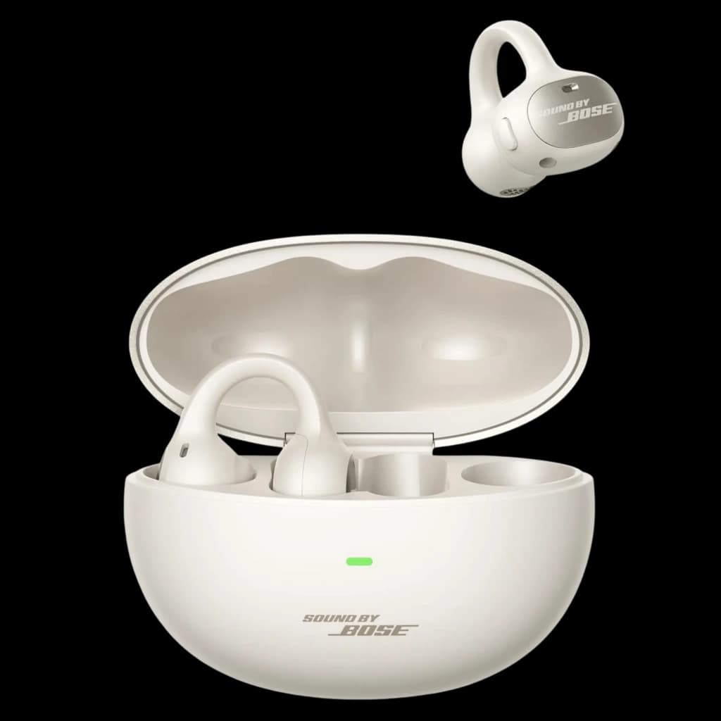Auriculares Baseus Inspire XC1 Blanco open ear TWS con ganchos auriculares y estuche ovalado blanco, diseño ergonómico minimalista, acabado brillante