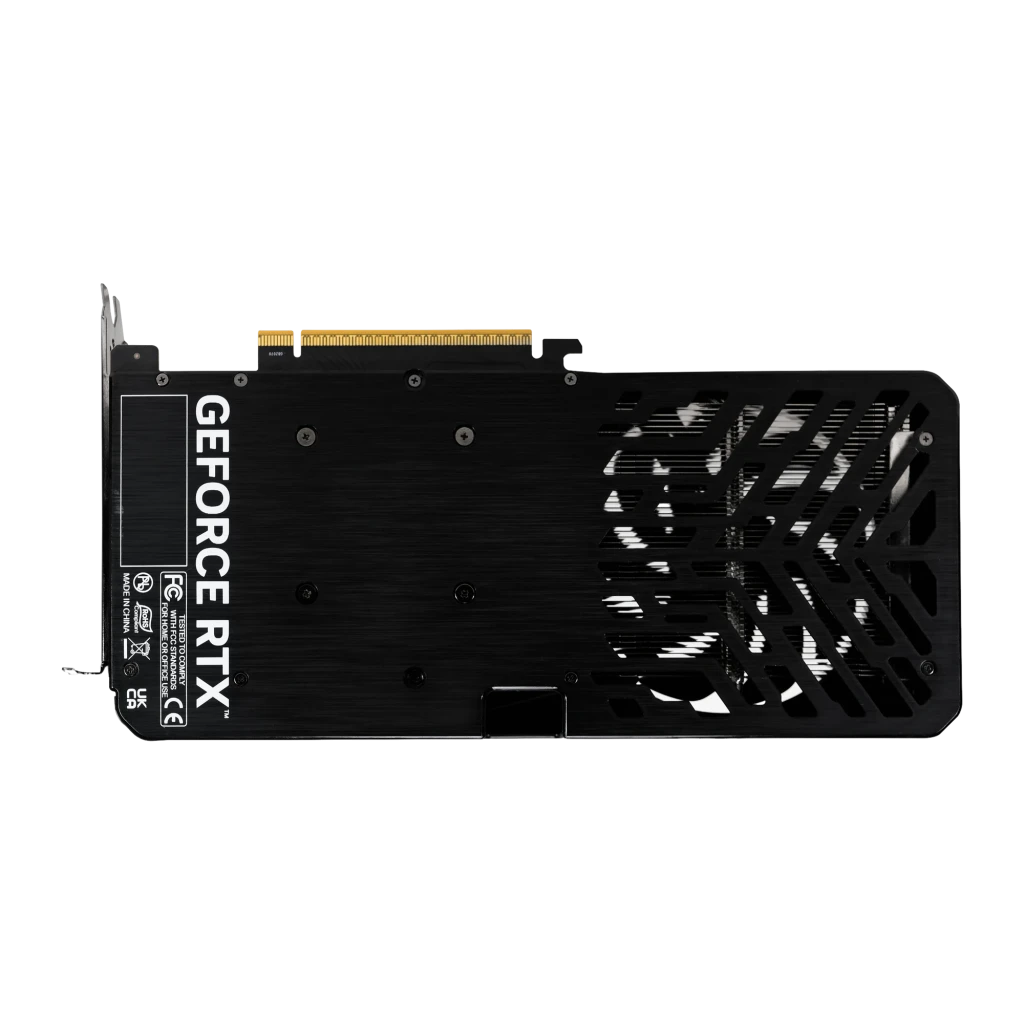 Palit GeForce RTX 5050 Dual 8GB negro, caja y tarjeta: caja verde con logo 8GB junto a la GPU en posición vertical mostrando - Ítem2