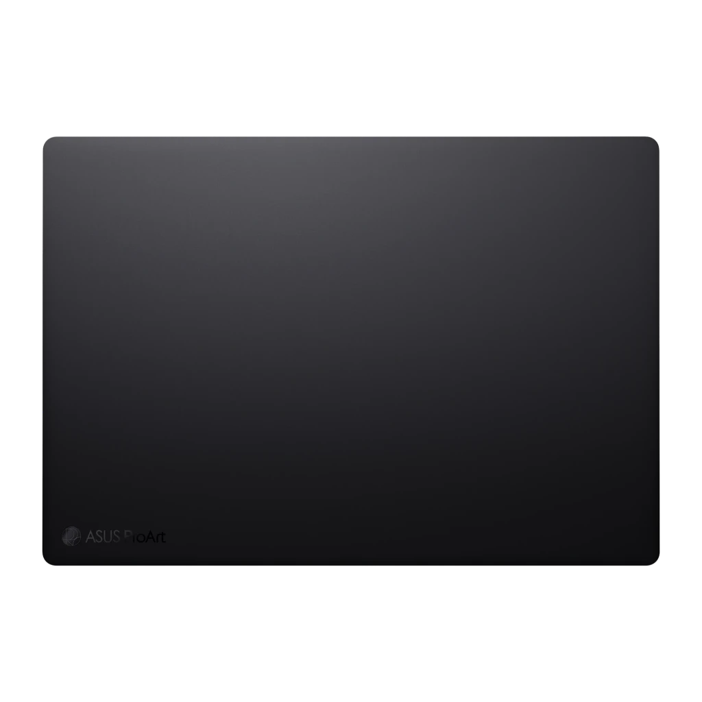 ASUS ProArt OLED H7606WM 2TB noir, vue de face: écran OLED allumé avec logo ProArt et clavier QWERTY visible - Ítem3