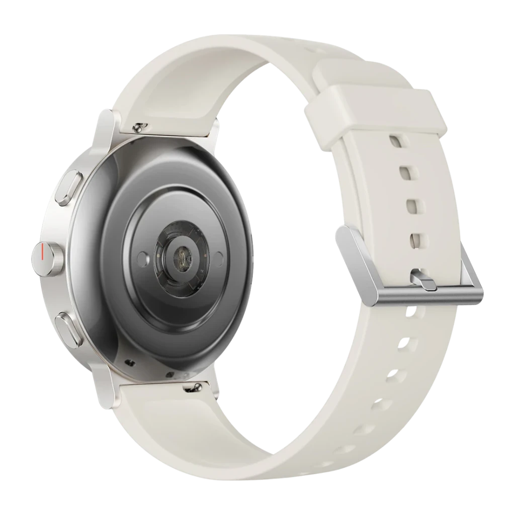 Realme Watch S5 Blanc GPS 5 GNSS Appels Bluetooth SpO2, Fréq. Cardiaque, Stress, dos: capteur SpO2 et bracelet blanc