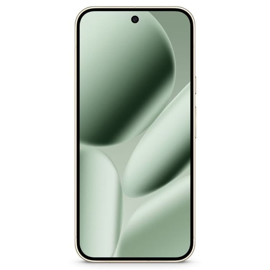 Pantalla frontal del Google Pixel 10 Pro XL verde, bordes delgados y cámara perforada centrada. Acabado renovado en excelente estado, 16GB RAM y 256GB