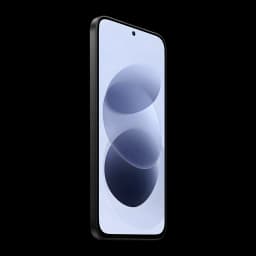 Xiaomi Redmi Note 17 5G preto com tela AMOLED 6,99 pol 120 Hz, bordas finas, furo central para câmera frontal e laterais arredondadas