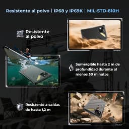 Hotwav R11 Pro robusto com capa resistente IP68 IP69K, câmera tripla, tela 8,7 pol 120Hz, 8GB 256GB, suporta quedas até 1,2 m e imersão até 2 m