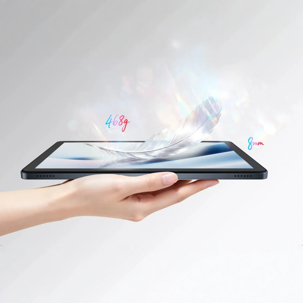 Tablet Hotwav Pad 13 Pro 10,1 pulgadas gris, pantalla amplia con biseles delgados, doble cámara trasera con flash, frontal centrada, cuerpo metálico elegante - Ítem3