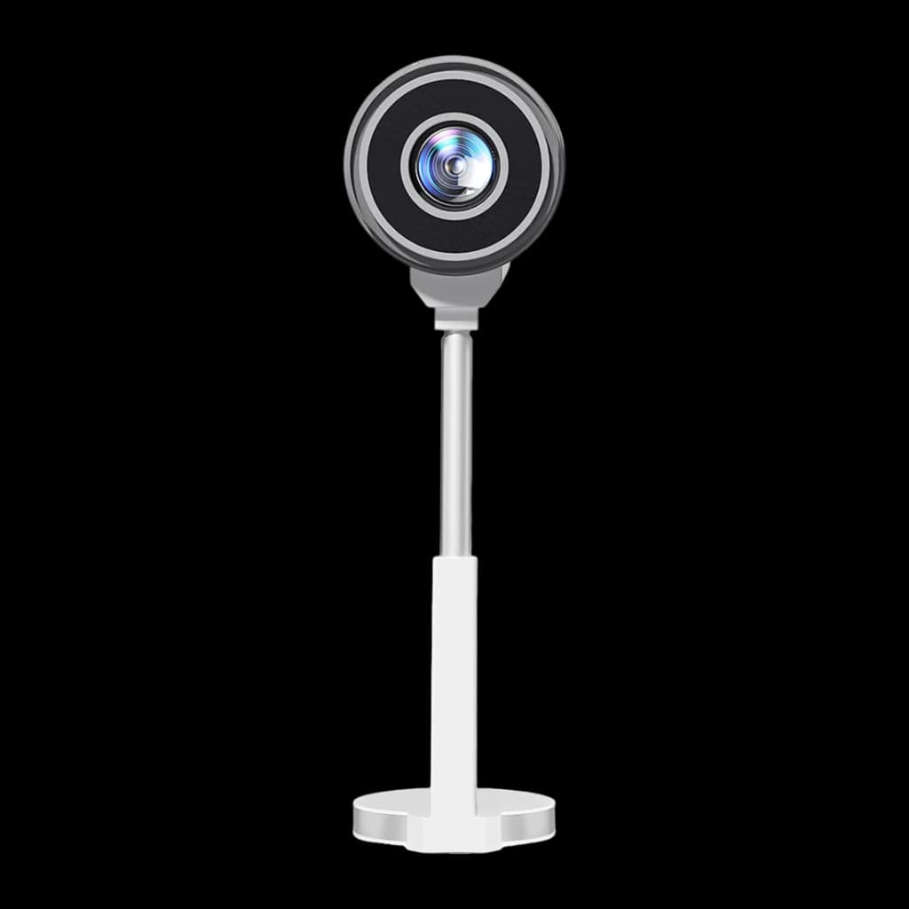 OEM projector - lente circular com suporte vertical branco e base redonda