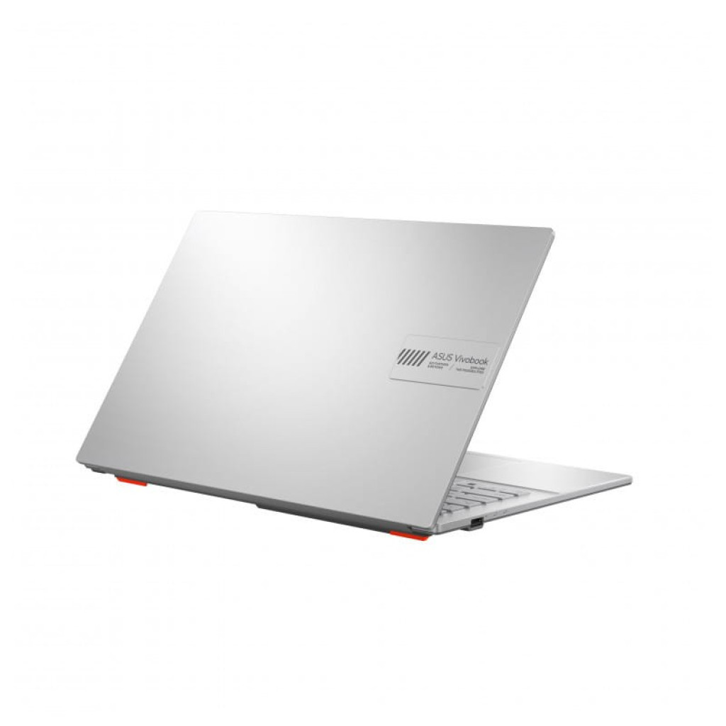 Ordinateur portable Asus Vivobook argent avec écran OLED 15,6 pouces aux couleurs vives, bords fins, clavier gris clair et webcam centrée - Ítem5