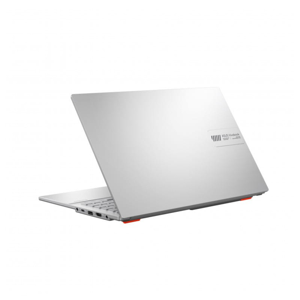 Ordinateur portable Asus Vivobook argent avec écran OLED 15,6 pouces aux couleurs vives, bords fins, clavier gris clair et webcam centrée - Ítem4