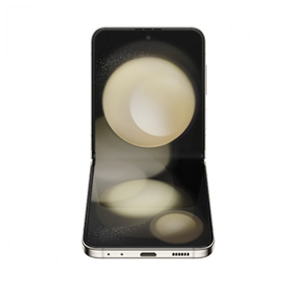 Samsung Galaxy Z Flip5 5G crema renovado, formato plegable, pantalla interna amplia y externa compacta, doble cámara trasera y bisagra metálica elegante - Ítem2
