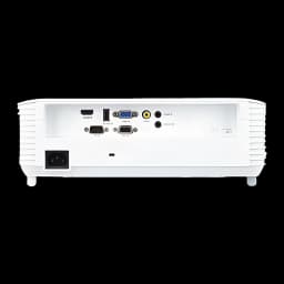 Acer Projecteur S1286Hn Blanc, vue arrière: ports HDMI, VGA, USB, RS232, audio et entrée d'alimentation