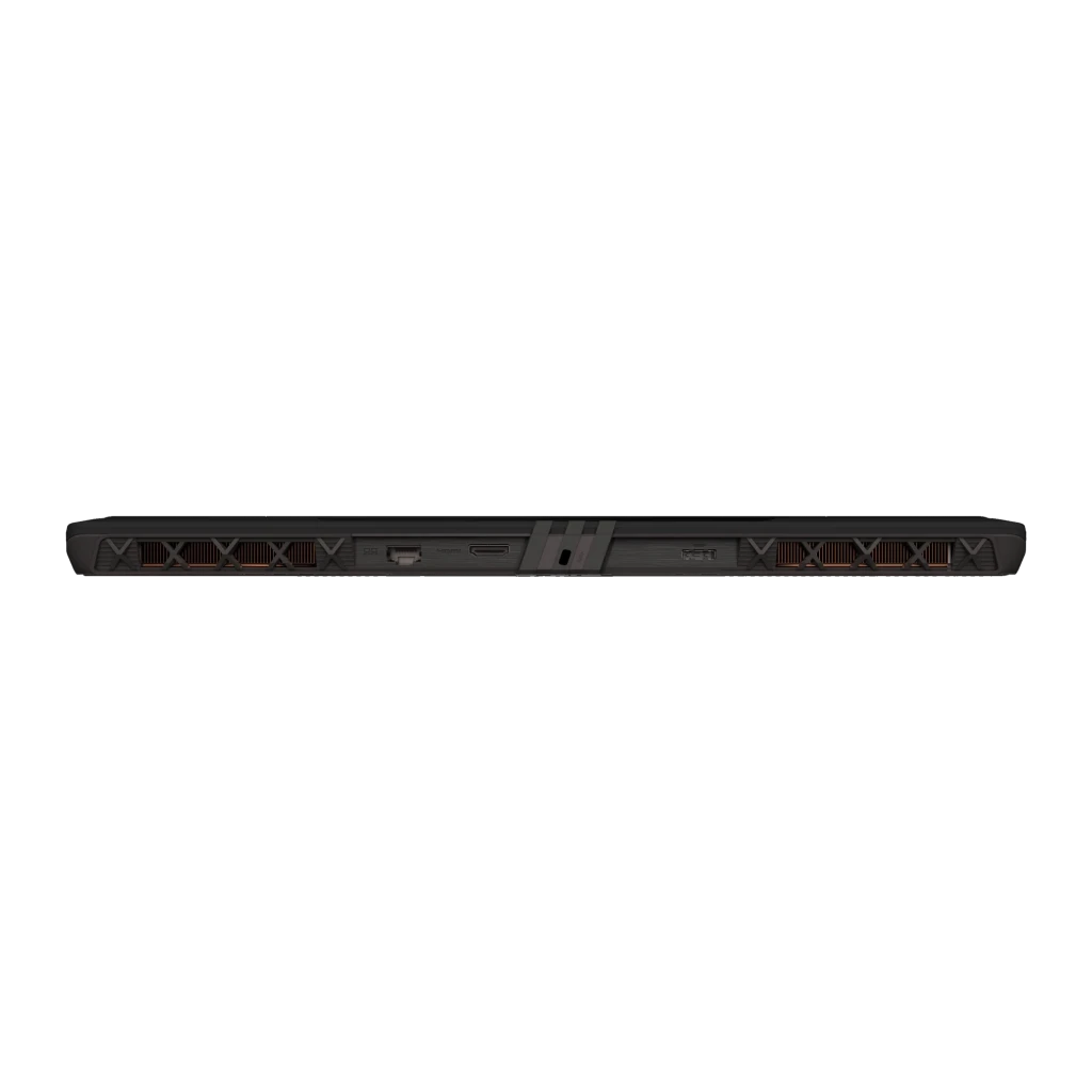 MSI Vector A16 1TB Cinzento, vista frontal: ecrã com specs RTX 5070 Ti e teclado RGB iluminado - Item5