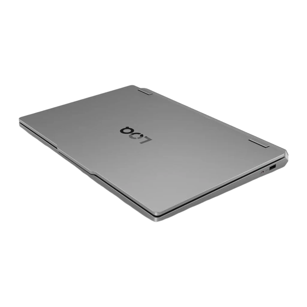 Lenovo LOQ Essential 15IRX11 512GB Gris, vue de face: écran avec logo LOQ en violet, clavier et pavé tactile visibles - Ítem4