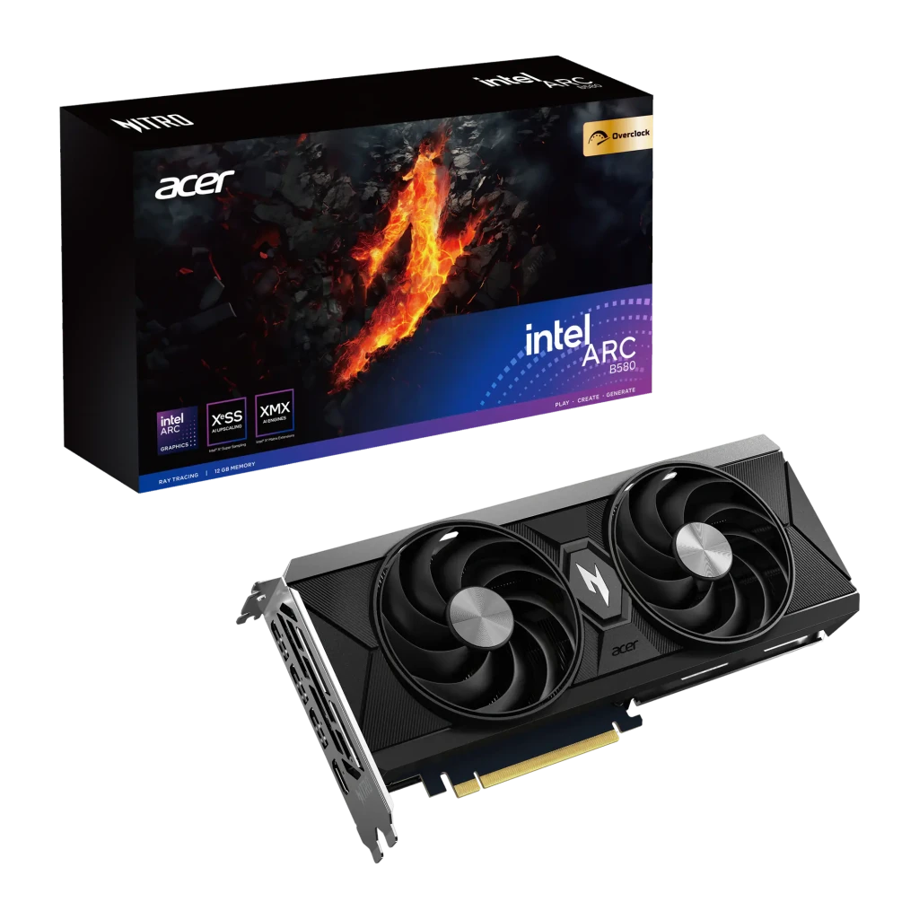 Tarjeta gráfica Acer Nitro Arc B580 OC Intel 12GB GDDR6