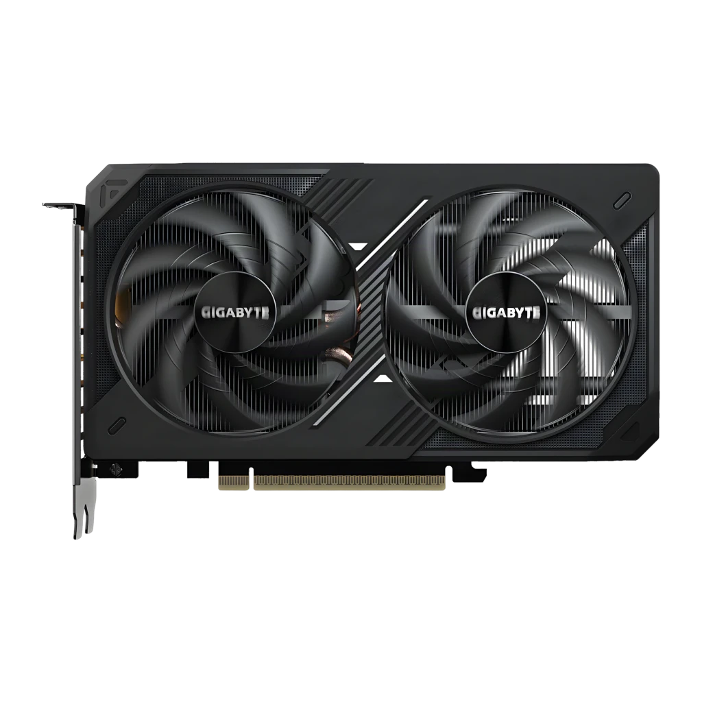 Gigabyte GeForce RTX 5060 Ti Windforce MAX OC 8GB negro, kit con caja: tarjeta gráfica junto a caja naranja y verde con logo - Ítem3