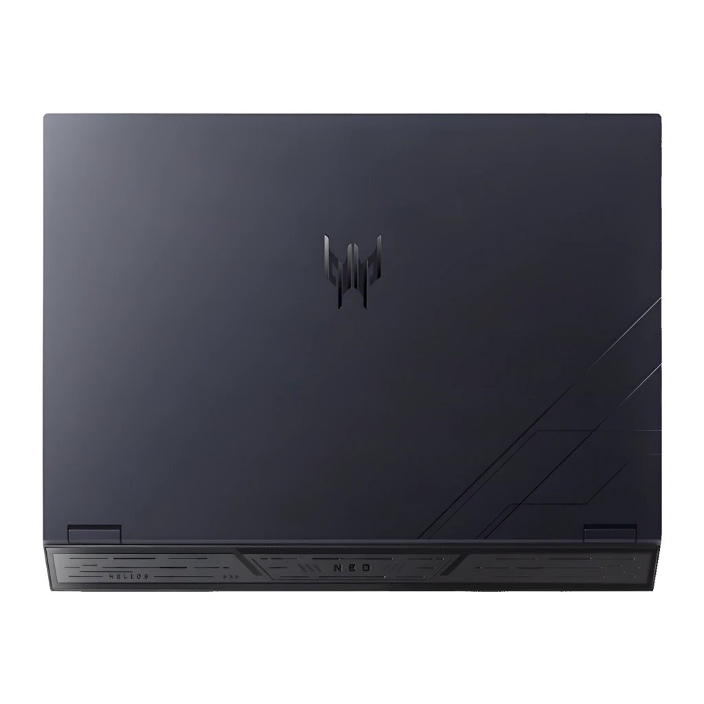 Acer Predator PHN16-73 1000GB preto, vista frontal aberta: ecrã com logo Predator, teclado RGB e badge GeForce RTX - Item6
