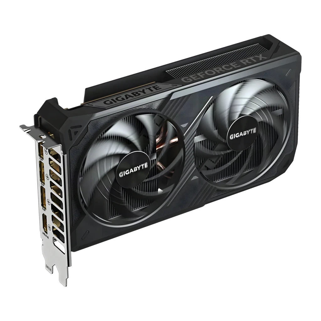 GIGABYTE GeForce RTX 5060 Ti WINDFORCE 8G 8GB negro, kit completo: tarjeta con dos ventiladores junto a su caja retail RTX - Ítem7