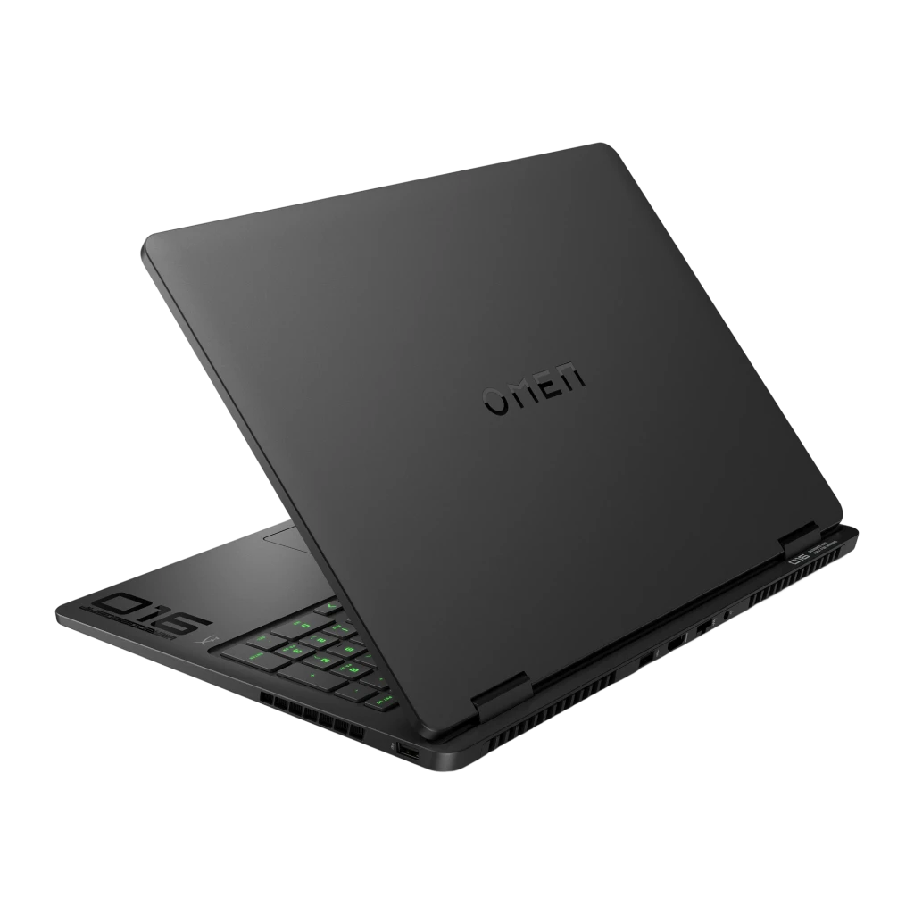 HP OMEN Slim Gaming 16 1TB preto, vista frontal: ecrã com League of Legends e teclado RGB retroiluminado - Item1