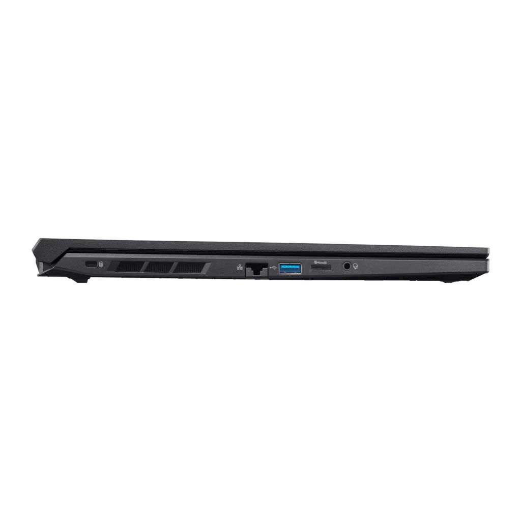 Acer ANV16-42-R5WQ 512GB preto, vista frontal: ecrã com wallpaper galáctico e teclado retroiluminado laranja - Item5