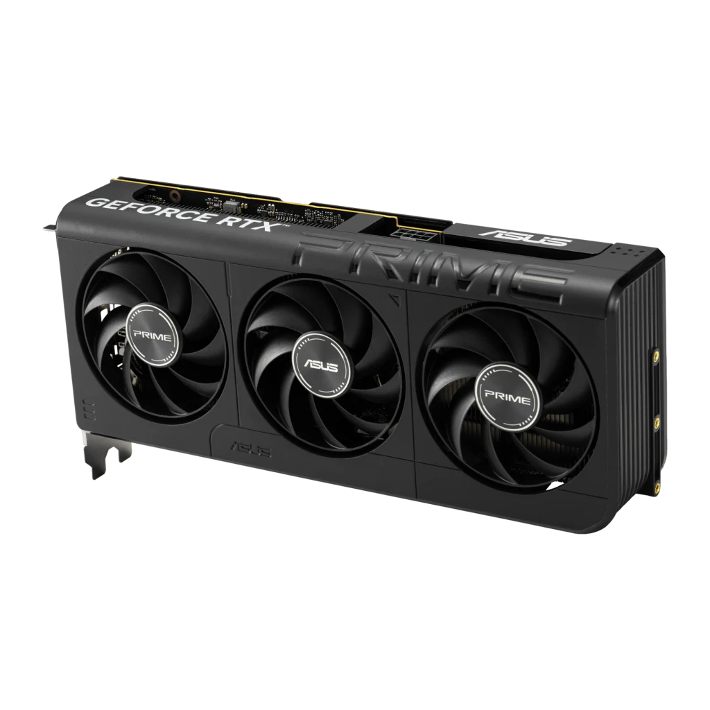 ASUS Prime GeForce RTX 5050 OC 8 GB negro, kit completo: tarjeta gráfica negra con tres ventiladores junto a su caja retail - Ítem4