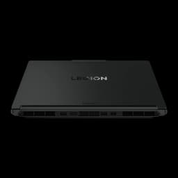 Lenovo Legion 5 15AHP11 512GB negro, vista trasera: tapa cerrada con logo Legion y puertos traseros visibles