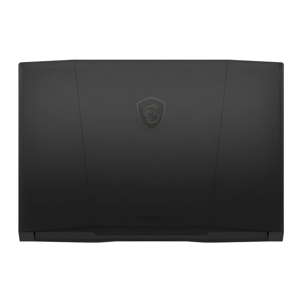 MSI Katana 17 1TB SSD preto, vista frontal: ecrã com logo dragão MSI e teclado RGB iluminado - Item4