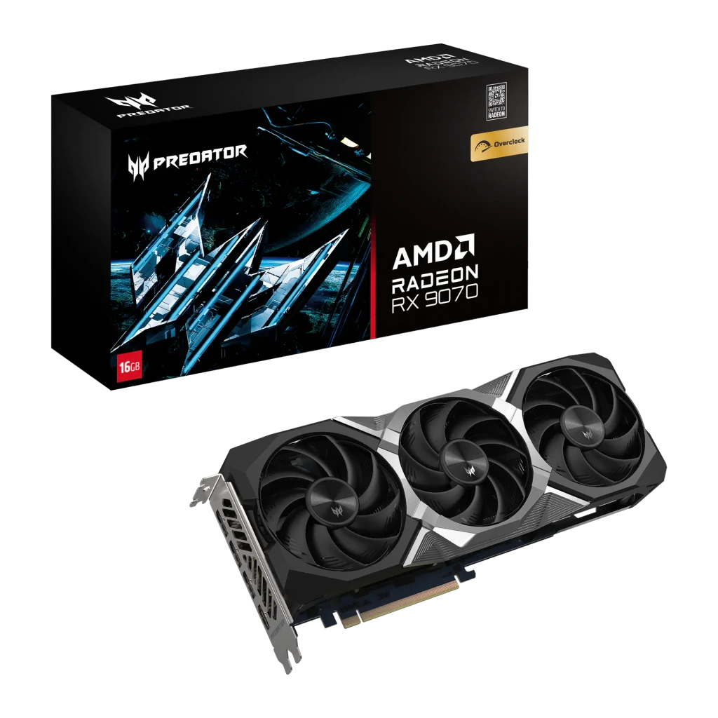 Tarjeta gráfica Acer Predator BiFrost Radeon RX 9070 OC