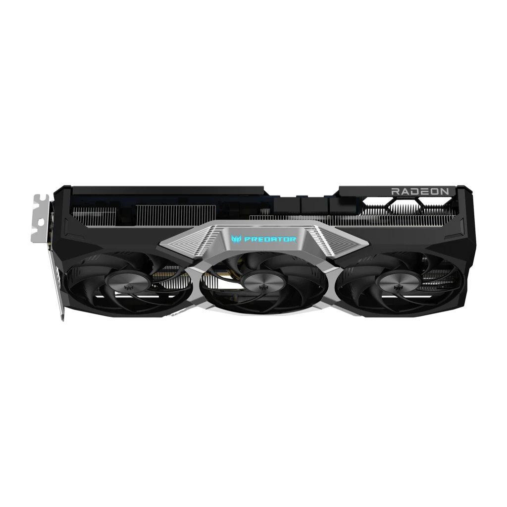 Acer Predator BiFrost Radeon RX 9070 OC 16GB, contenido: tarjeta gráfica con triple ventilador y caja de producto Predator - Ítem2