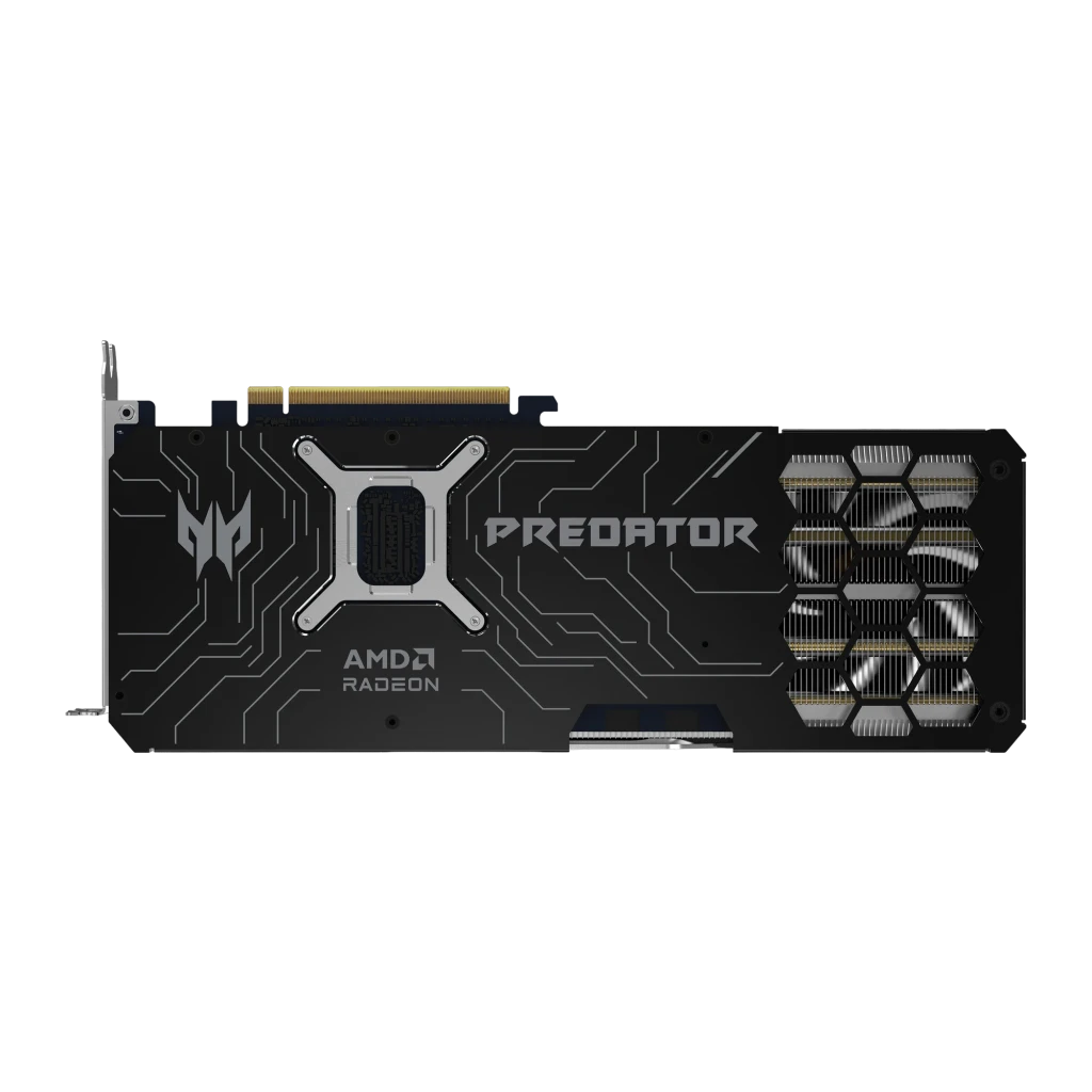 Acer Predator BiFrost Radeon RX 9070 OC 16GB, contenido: tarjeta gráfica con triple ventilador y caja de producto Predator - Ítem3