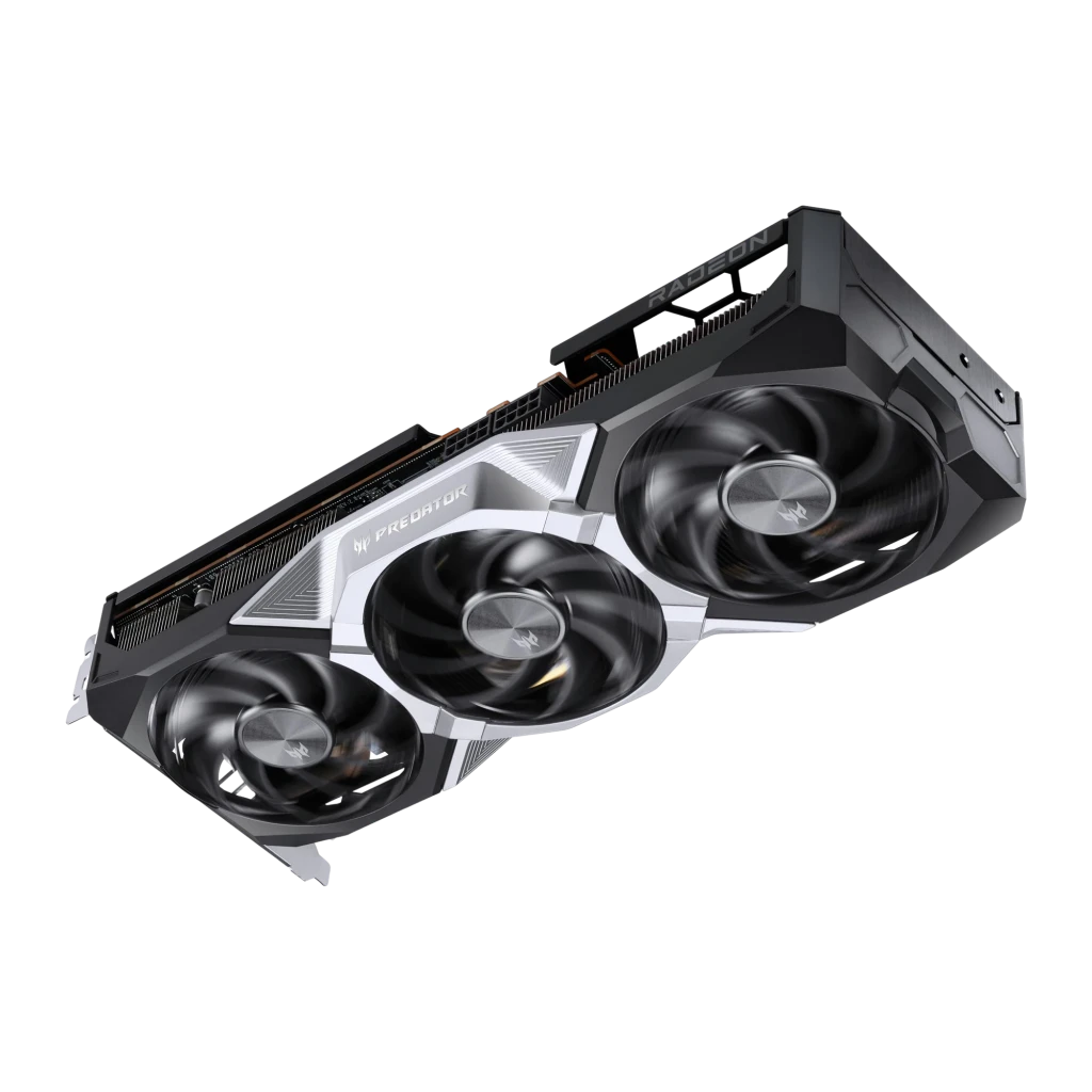 Acer Predator BiFrost Radeon RX 9070 OC 16GB, contenido: tarjeta gráfica con triple ventilador y caja de producto Predator - Ítem4