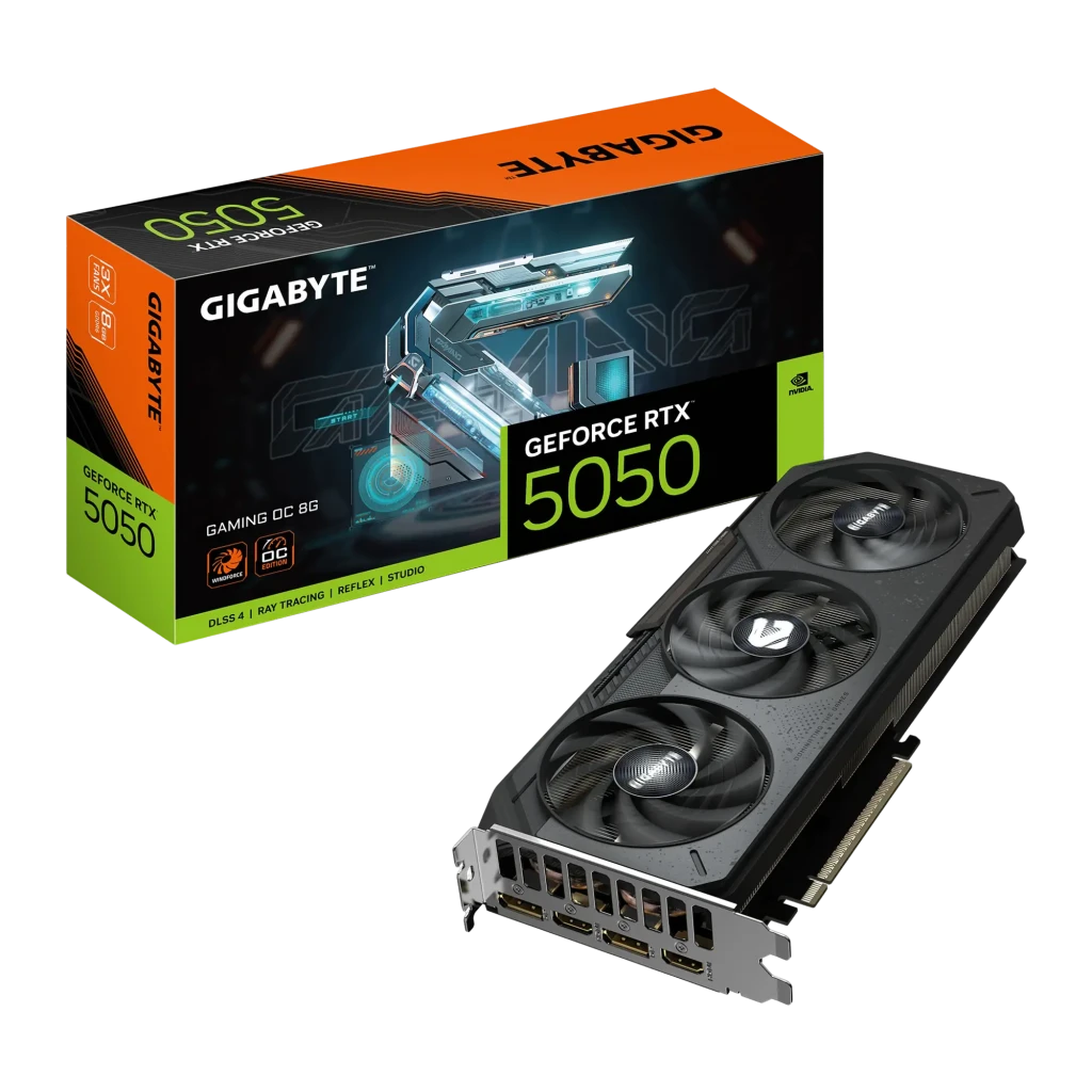 Tarjeta gráfica GIGABYTE GeForce RTX 5050 GAMING OC 8GB GDDR6