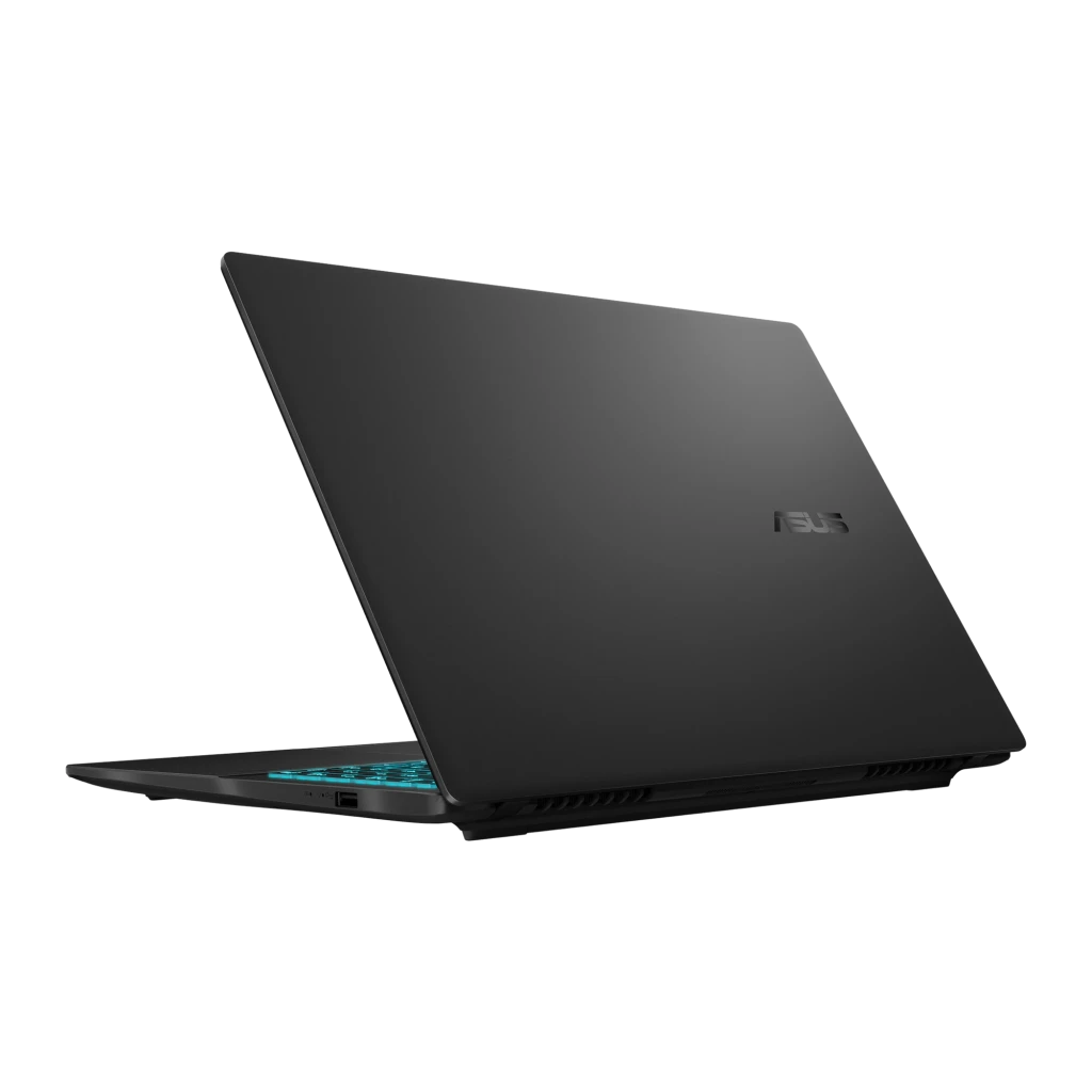 ASUS Vivobook V16 V3607VH 512GB negro mate, vista frontal: pantalla encendida con logo ASUS y teclado retroiluminado en azul - Ítem2