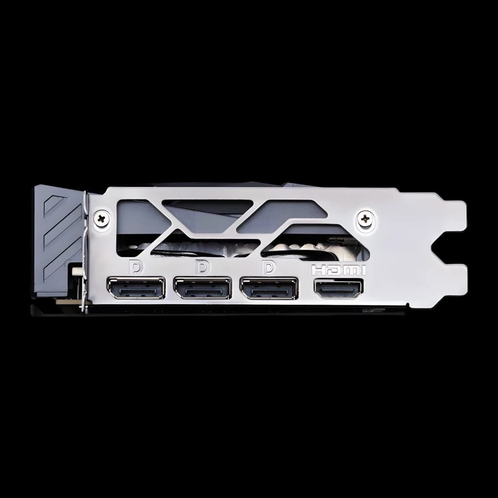MSI GeForce RTX 5060 Ti Gaming Trio OC 8GB Negro, panel de salida: 3x DisplayPort y 1x HDMI en bracket metálico