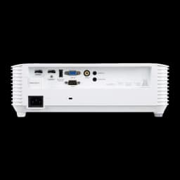 Acer Proyector H6518STi 1080p 3500lm DLP blanco, panel trasero: puertos HDMI, VGA, USB, RS232, audio y entrada de corriente