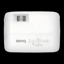 BenQ Projetor MX560 DLP XGA Branco, vista superior: lente, rodas de zoom e foco, painel de botões de controlo