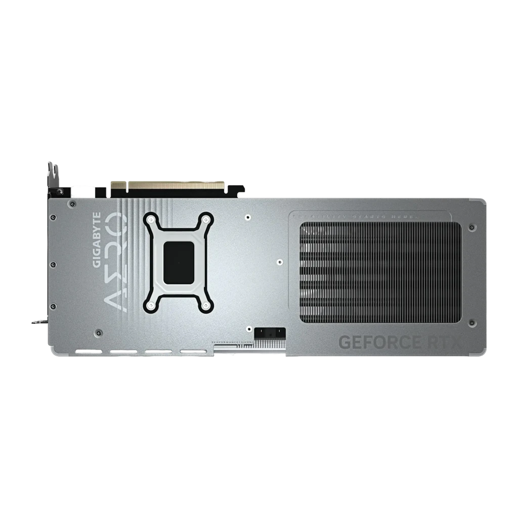 Gigabyte RTX 5070 AERO OC 12GB blanc, kit avec boîte: carte blanche à trois ventilateurs aux côtés de la boîte AERO OC 12G - Ítem2