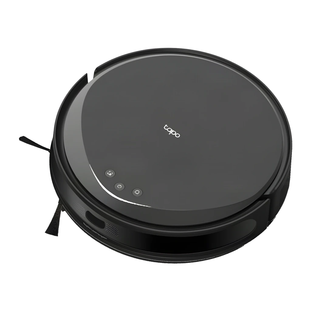 TP-Link Tapo RV20 Max Plus MagSlim preto, kit em ângulo lateral: robô aspirador à frente e base de esvaziamento automático - Item3