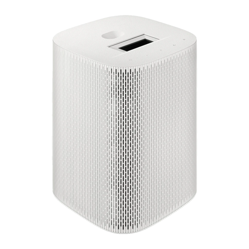Samsung The Premiere 5 SP-LPF5DSAX 1080p Blanc, vue de face: grille de haut-parleur, objectif UST et boutons tactiles - Ítem1