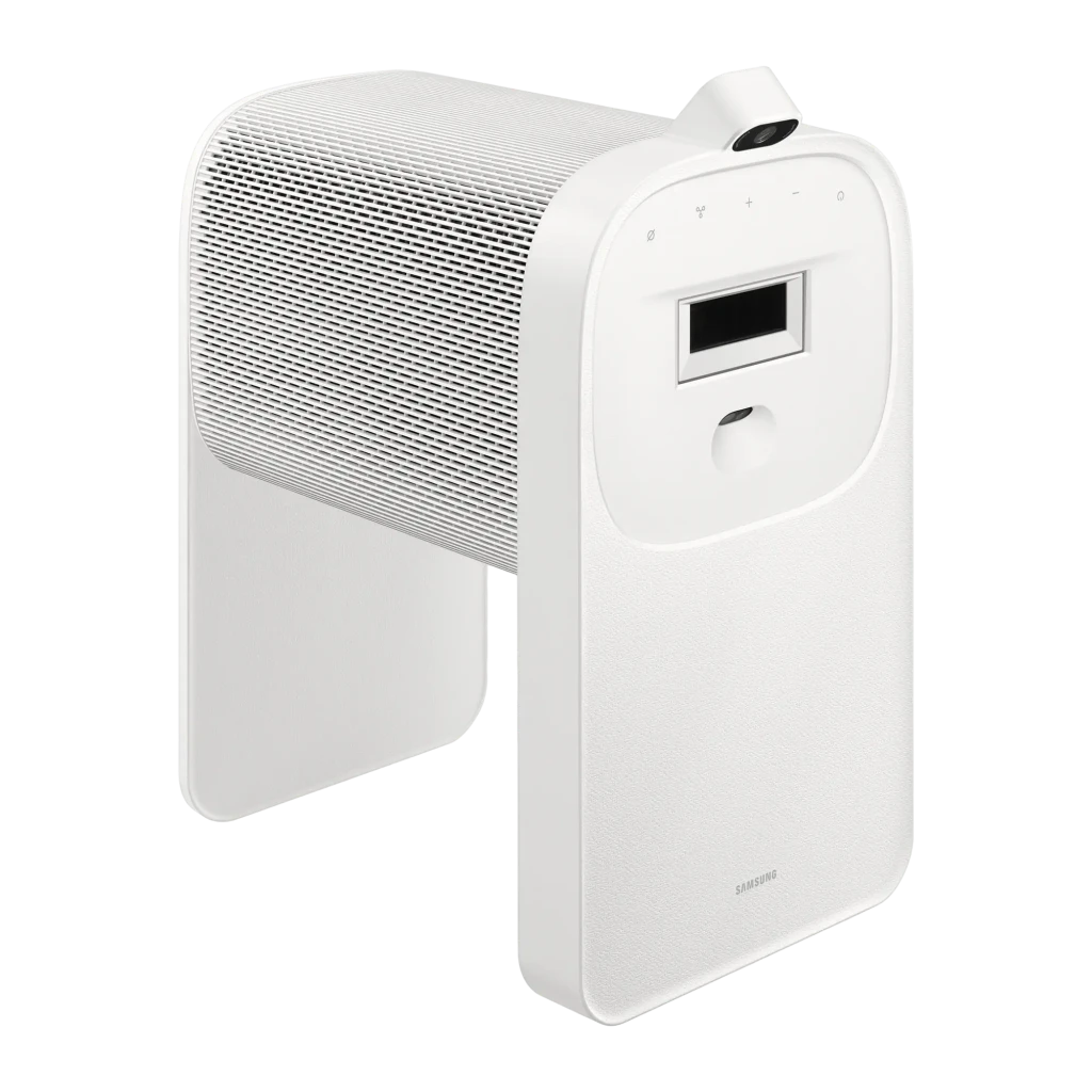 Samsung The Premiere 5 SP-LPF5DSAX 1080p Blanc, vue de face: grille de haut-parleur, objectif UST et boutons tactiles - Ítem6