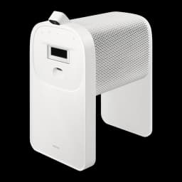 Samsung Projetor The Premiere 5 SP-LPF5DSAX 1080p Branco, vista lateral: lente superior, grade do altifalante e painel