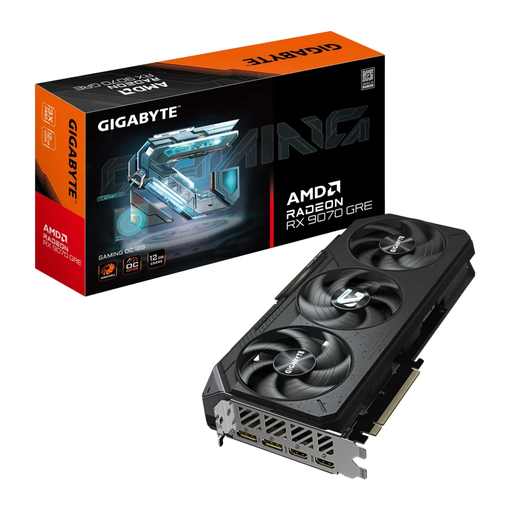 Tarjeta gráfica GIGABYTE Radeon RX 9070 GRE Gaming OC 12GB GDDR6