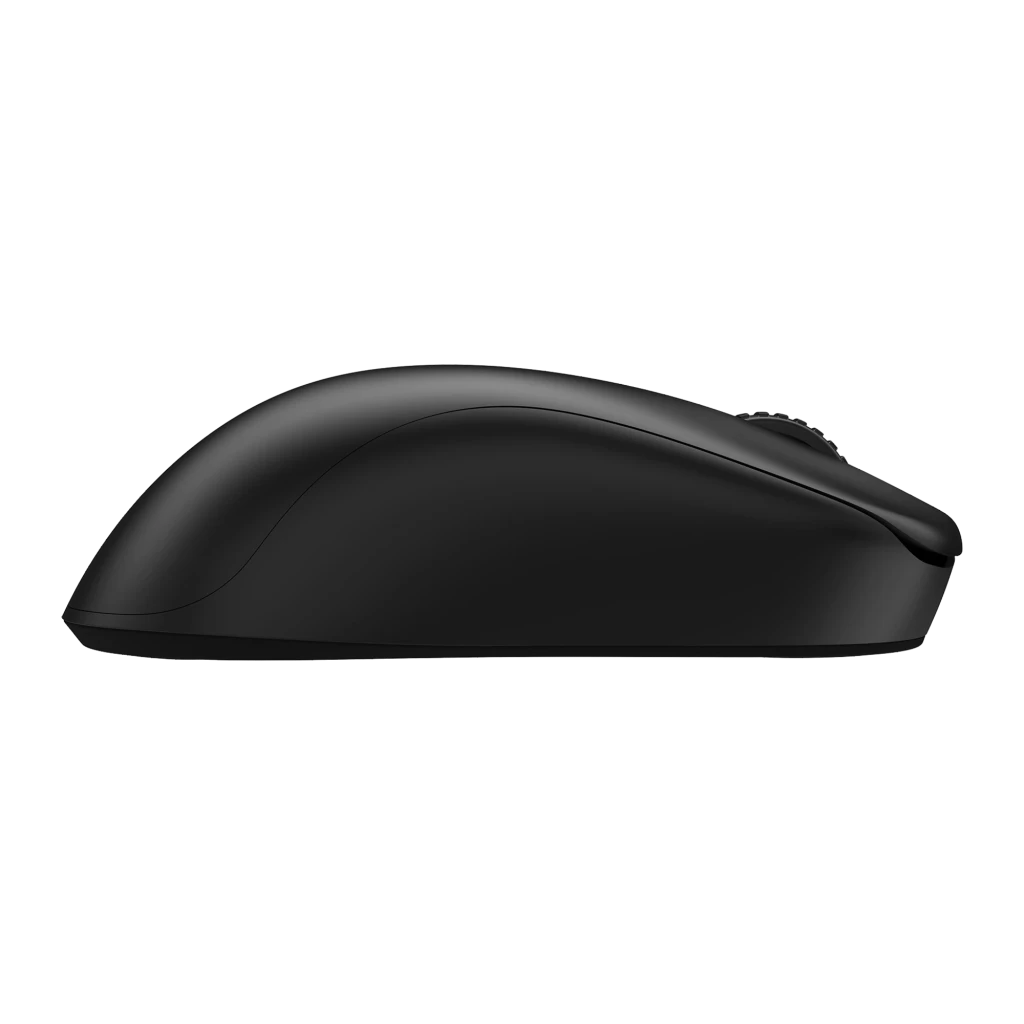 ZOWIE U2-DW Preto, vista superior: roda de scroll texturizada, logótipo vermelho na parte inferior e forma simétrica - Item5