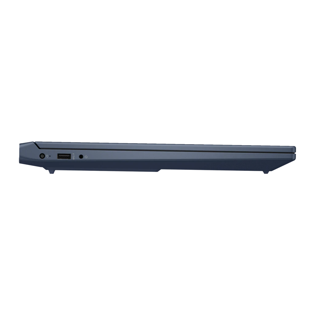 HP Victus Gaming 15 1TB Azul, vista frontal: ecrã com Hi-Fi Rush e Game Pass, teclado completo com numpad - Item3