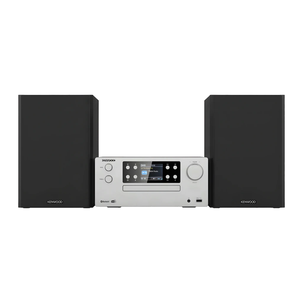 Microcadena Kenwood 2x50W Bluetooth 5.0 Plata M-925DAB-S
