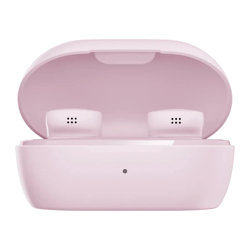 Écouteurs Bose QuietComfort Earbuds Réduction de Bruit Active In-Ear TWS Bluetooth 5.3 Rose, vue de face: boîtier ouvert