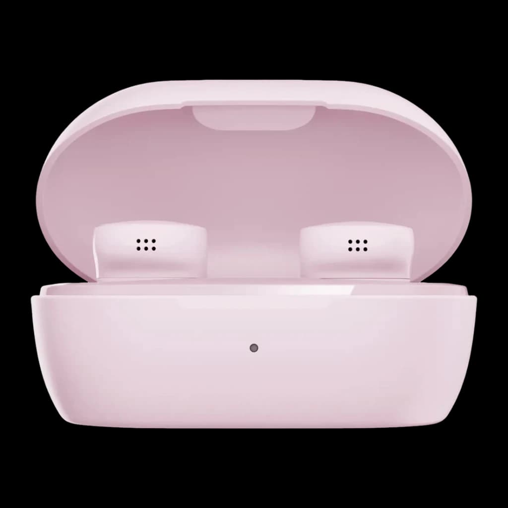Écouteurs Bose QuietComfort Earbuds Réduction de Bruit Active In-Ear TWS Bluetooth 5.3 Rose, vue de face: boîtier ouvert