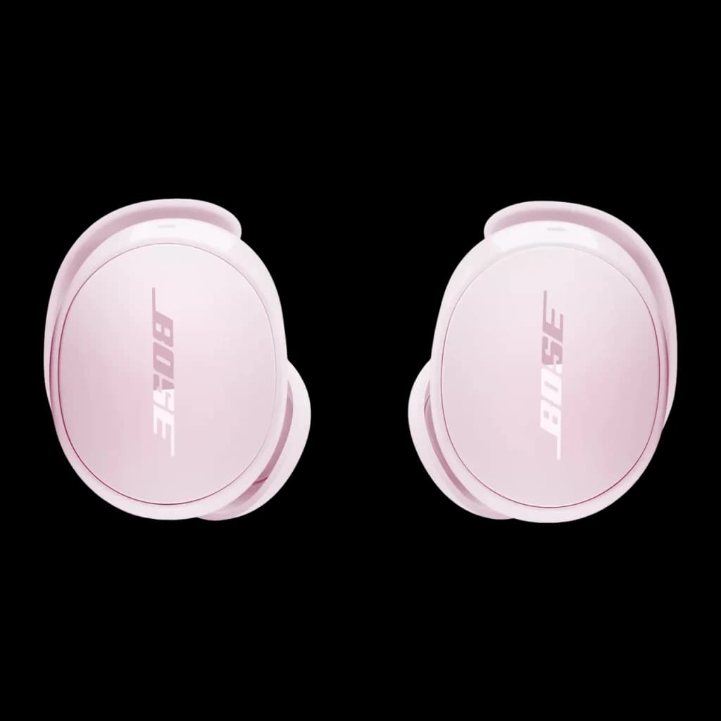 Écouteurs Bose QuietComfort Earbuds Réduction de Bruit Active In-Ear TWS Bluetooth 5.3 Rose, vue de face: les deux écouteurs